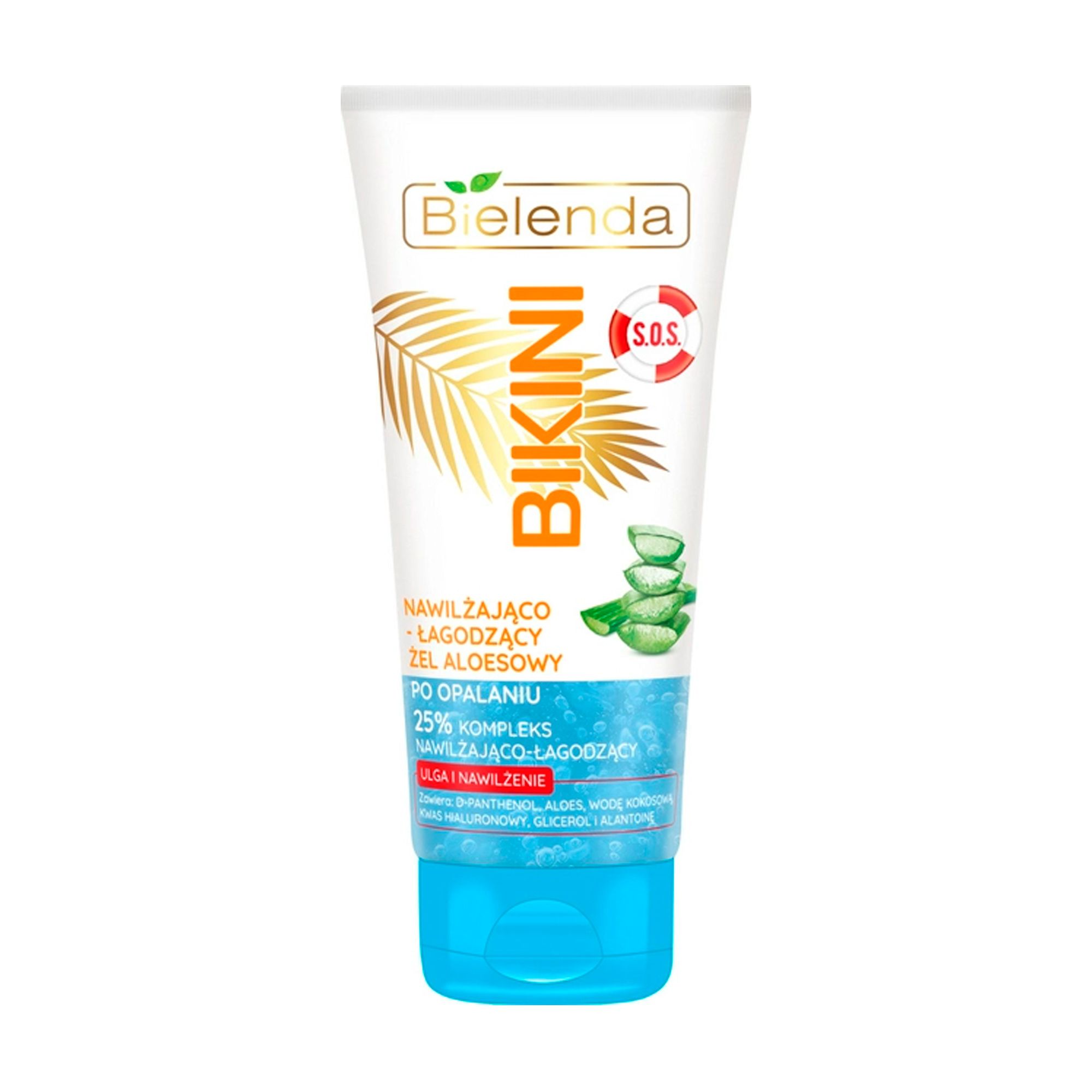 Увлажняющий успокаивающий гель после загара Bielenda Bikini After Sun Aloe Vera Gel S O S