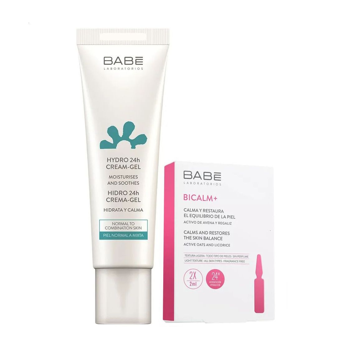 Набір для обличчя Babe Laboratorios Проти куперозу та подразнень крем 50 мл ампули 2 2 мл