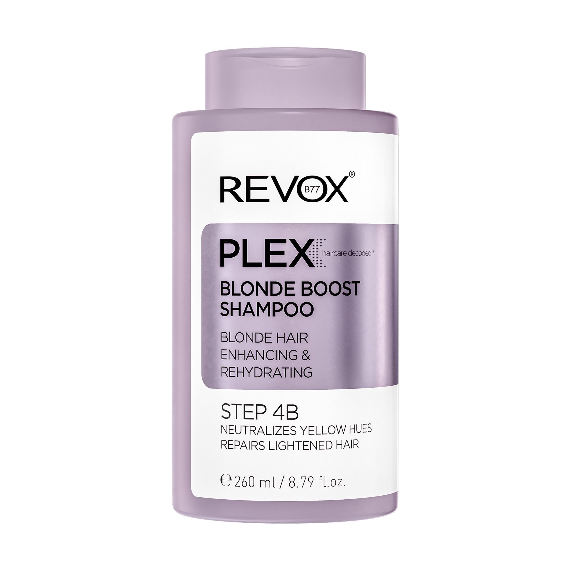 Тонирующий шампунь Revox B77 Plex Blonde Boost Shampoo Step 4B для светлых волос 260 мл