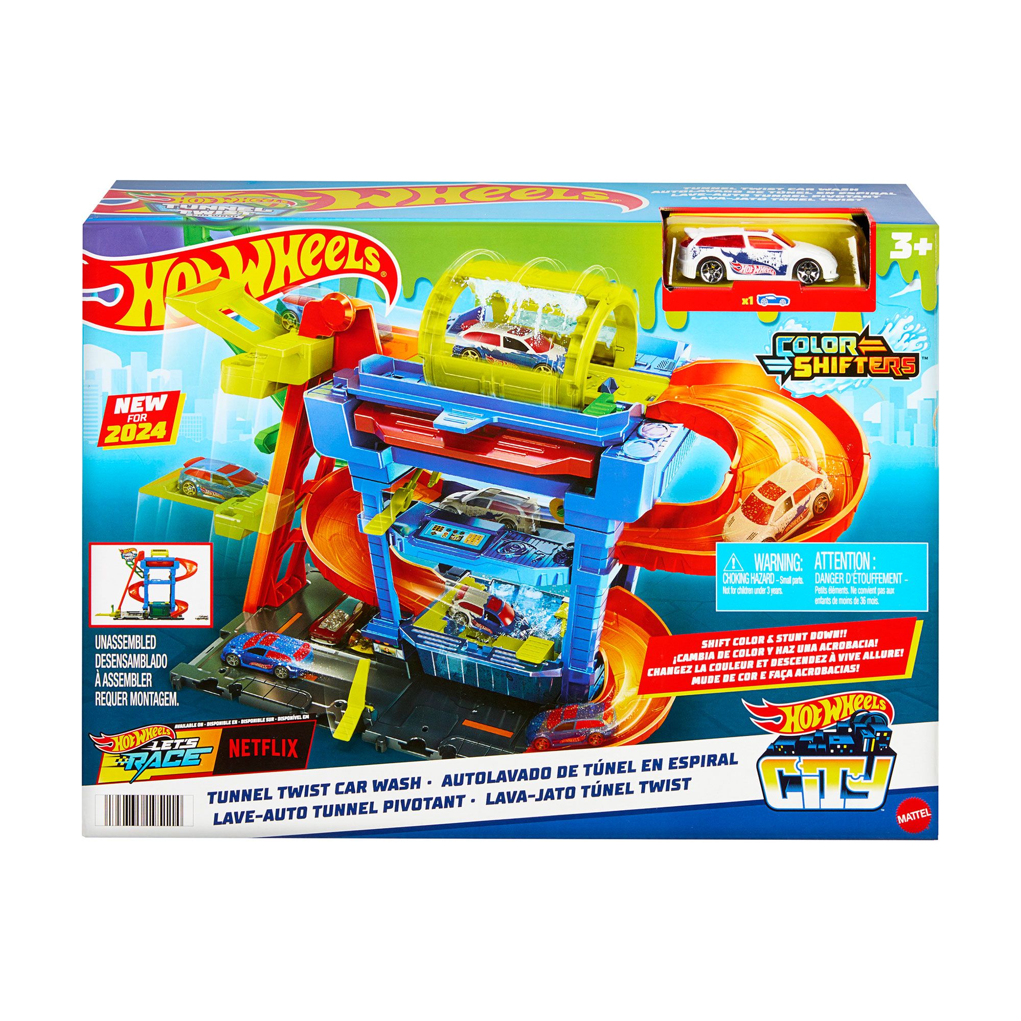 Игровой набор Hot Wheels Автомойка Безумные виражи от лет HTN купить на EVA UA