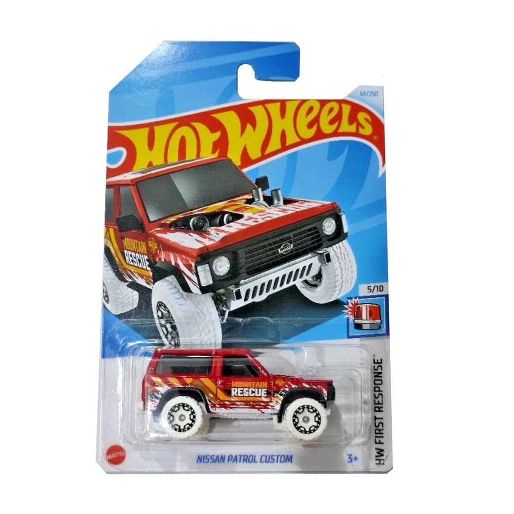 Базовий автомобіль Hot Wheels Nissan Patrol Custom червоний від