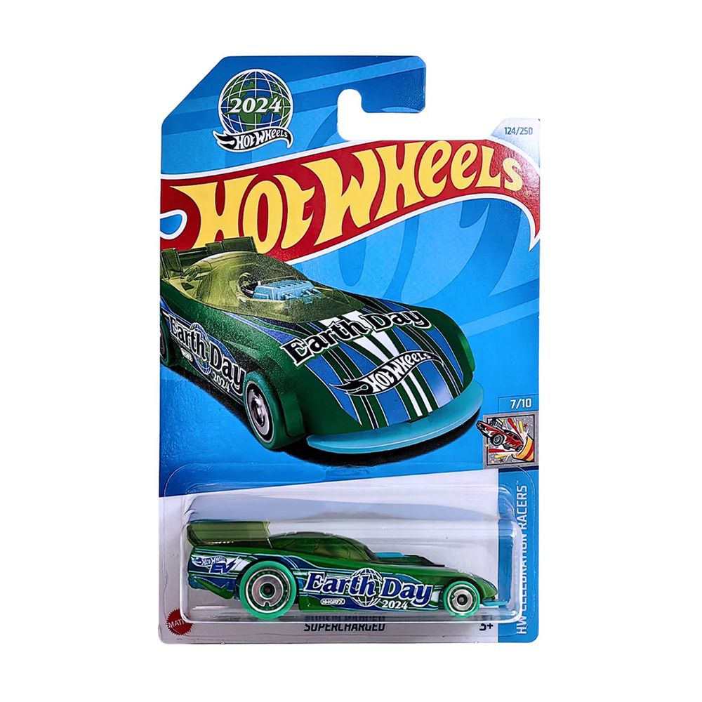 Базовий автомобіль Hot Wheels Supercharged салатовий від років