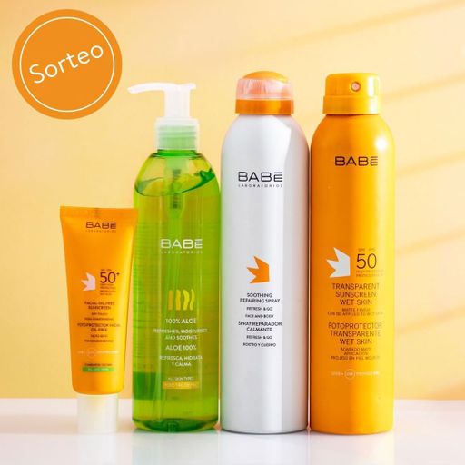 Сонцезахисний спрей Babe sun protection прозорий водостійкий з матуючим ефектом з SPF 50 200мл