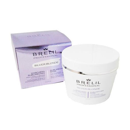 Маска для усунення жовтизни волосся Brelil Silver Blonde Sublimeches Mask мл купити на EVA UA