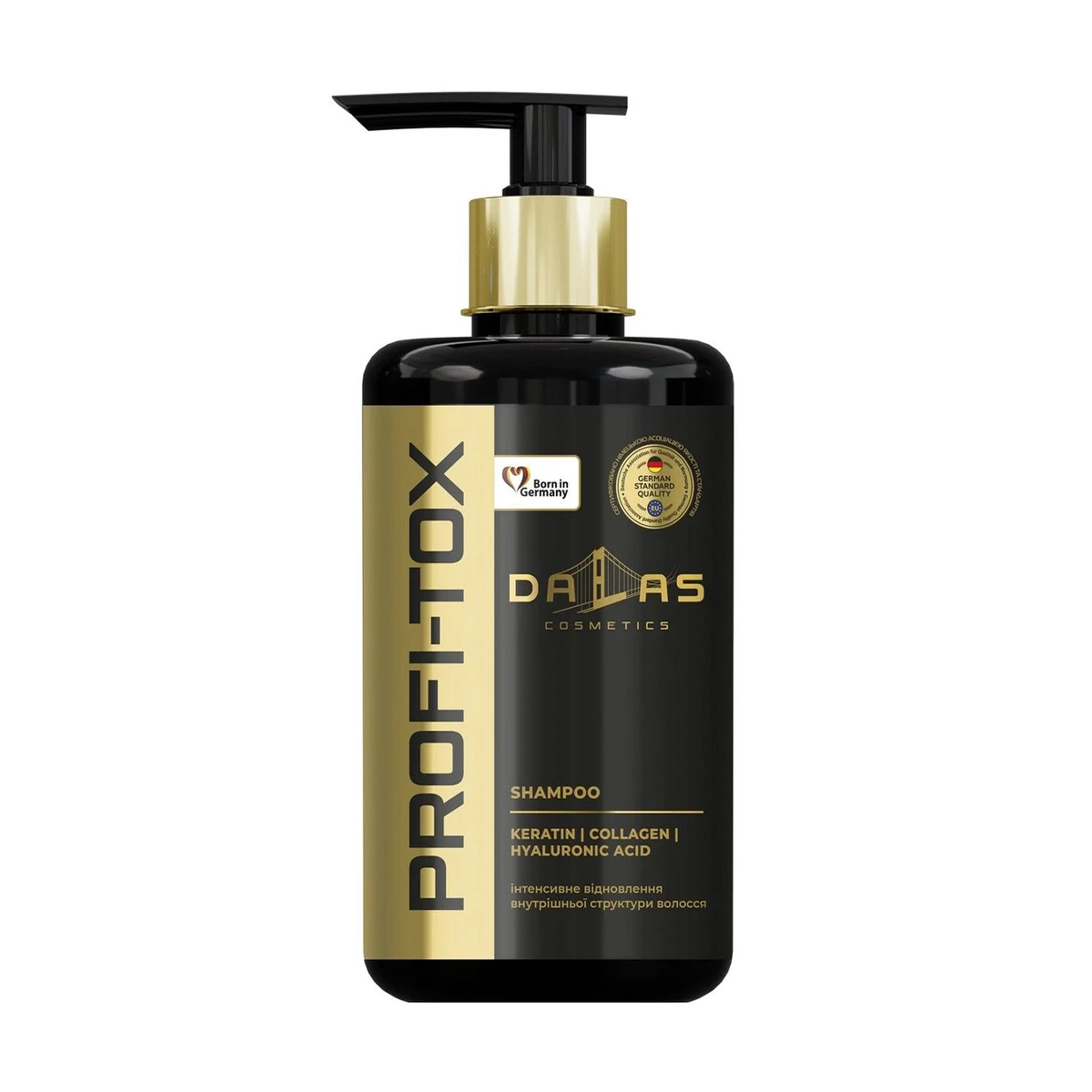 Шампунь для волосся Dalas Cosmetics Profi-Tox Shampoo з кератином