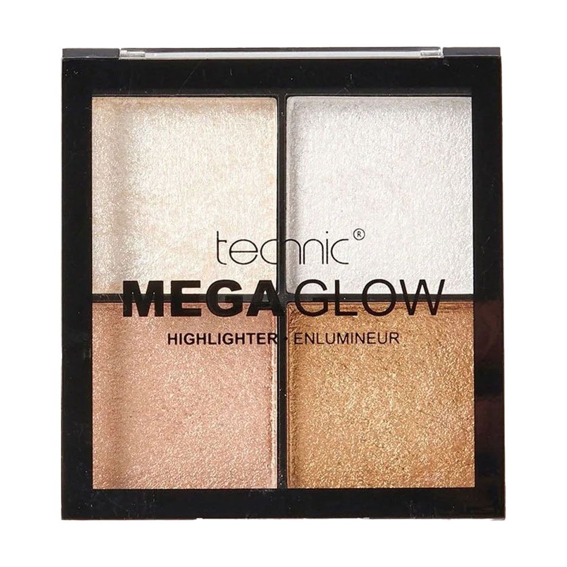Хайлайтер для лица technic Mega Glow Highlighter Palette, Warm Edit, 10 ...