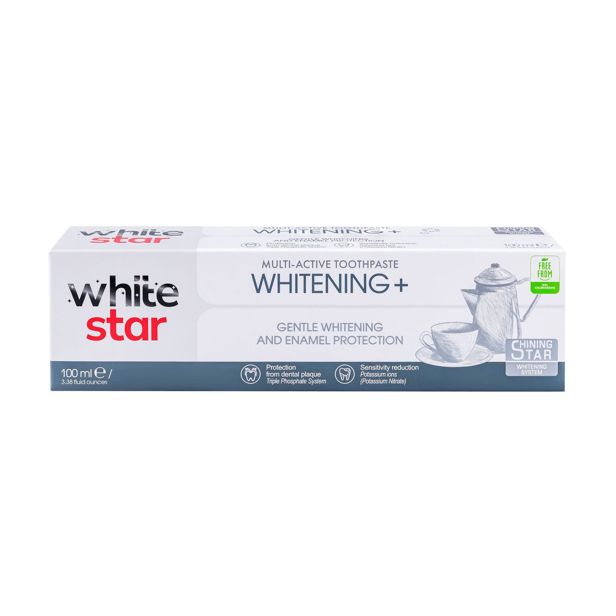Зубна паста White Star Whitening+ Multi-Active Toothpaste, 100 мл ...