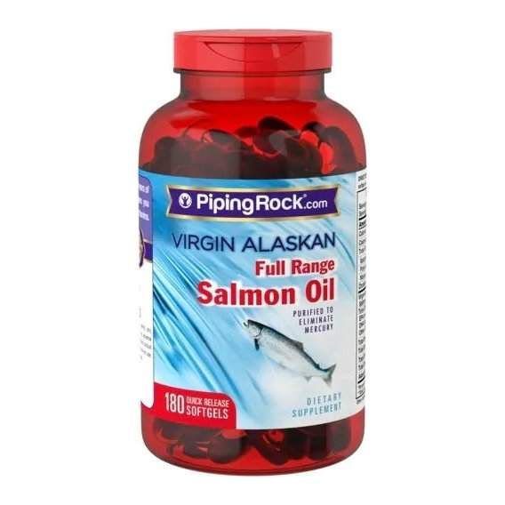 Жир лосося Piping Rock Salmon Oil 1000 mg 180 Softgels (866101 ...