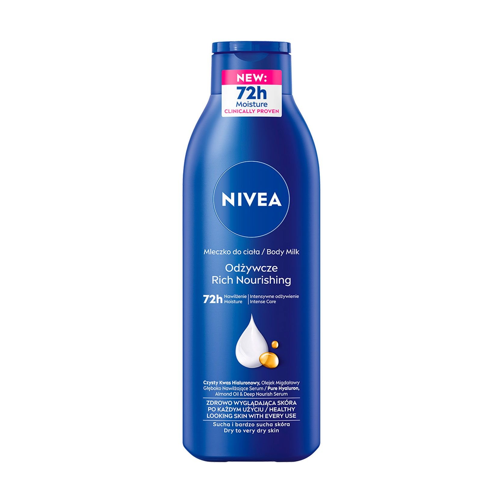 Молочко для тела Nivea питательное, 250мл - купить в интернет-магазине EVA