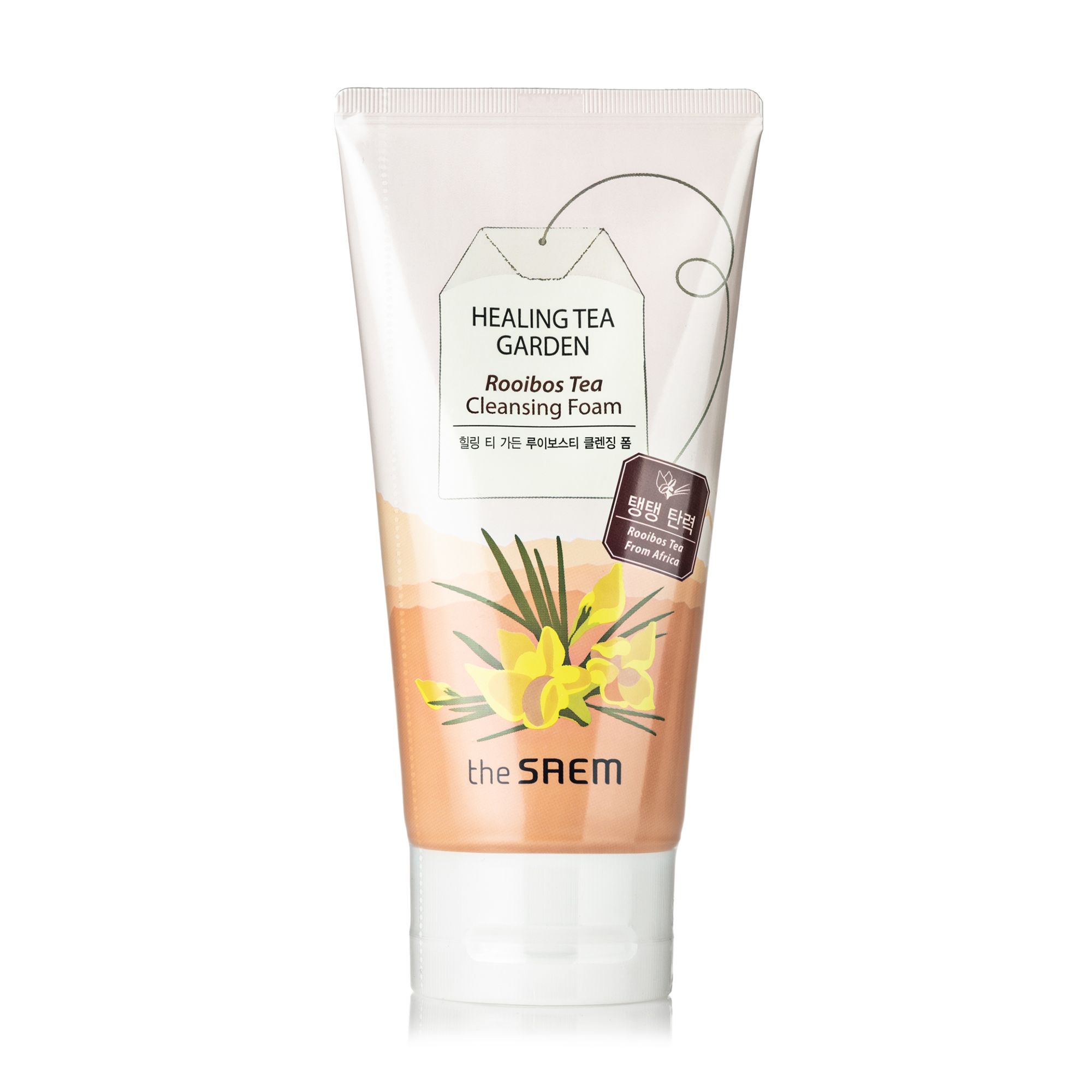 Пінка для вмивання з екстрактом чаю ройбуш The Saem Healing Tea Garden
