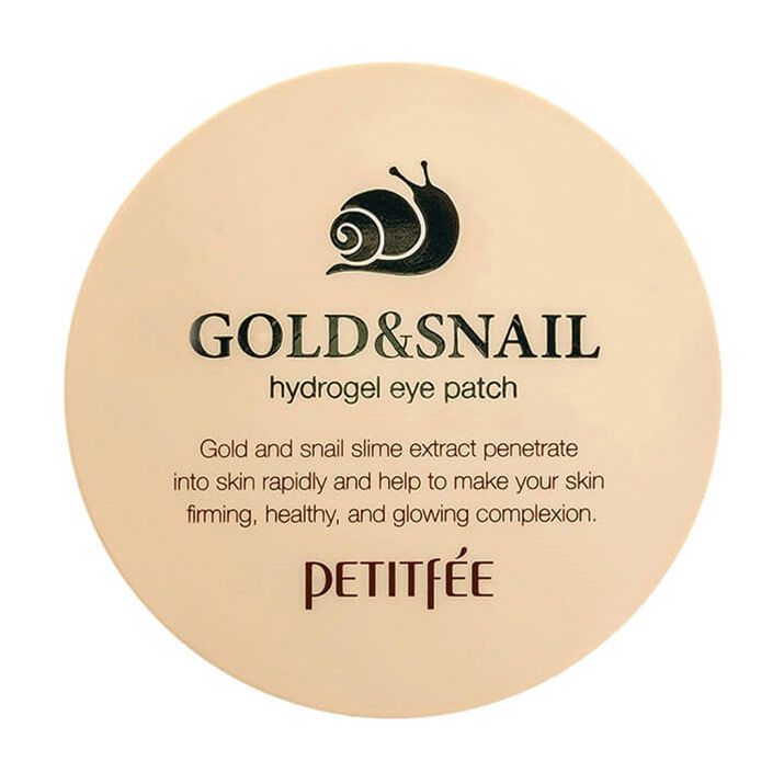Гідрогелеві патчі для очей Petitfee Gold & Snail Eye patch, 30шт