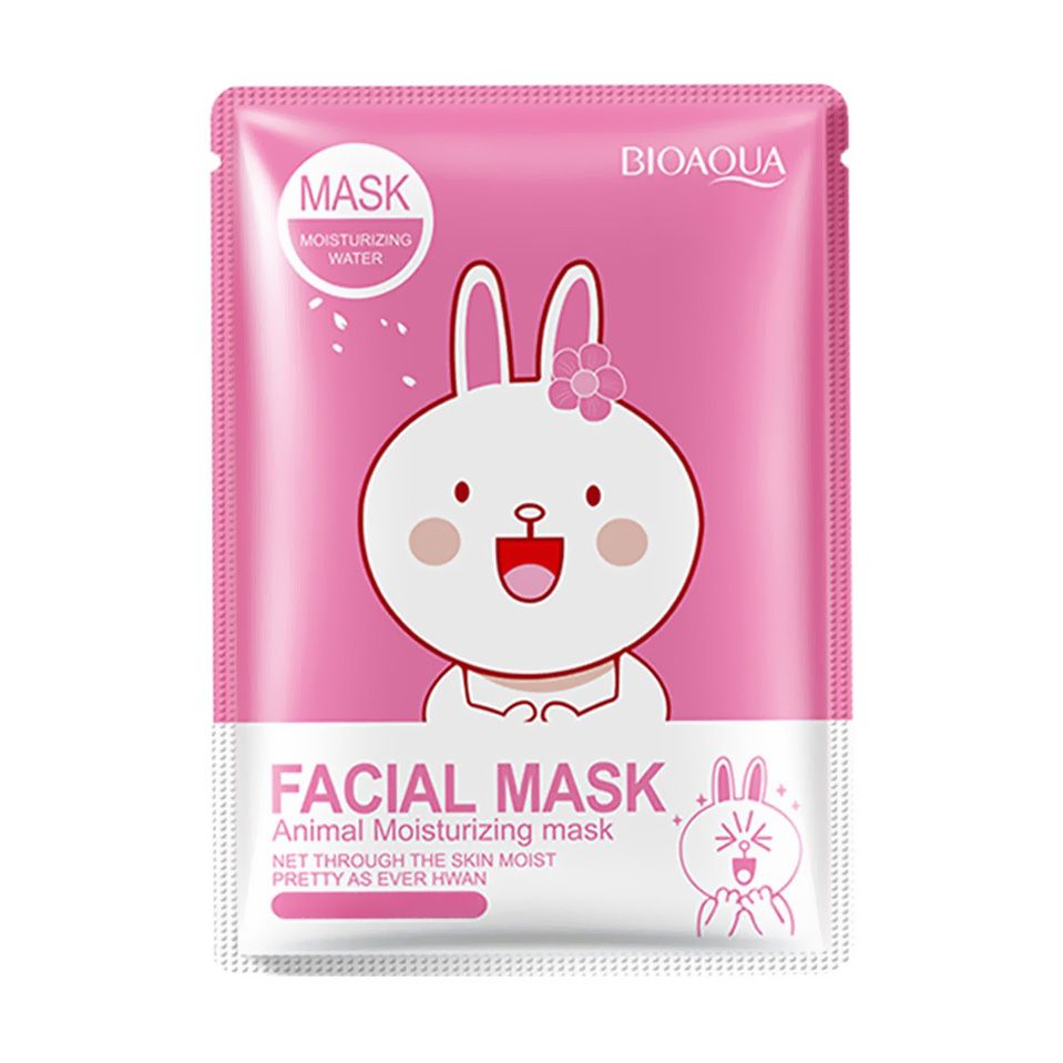 Тканинна маска для обличчя BIOAQUA Facial Mask Animal Moisturizing with