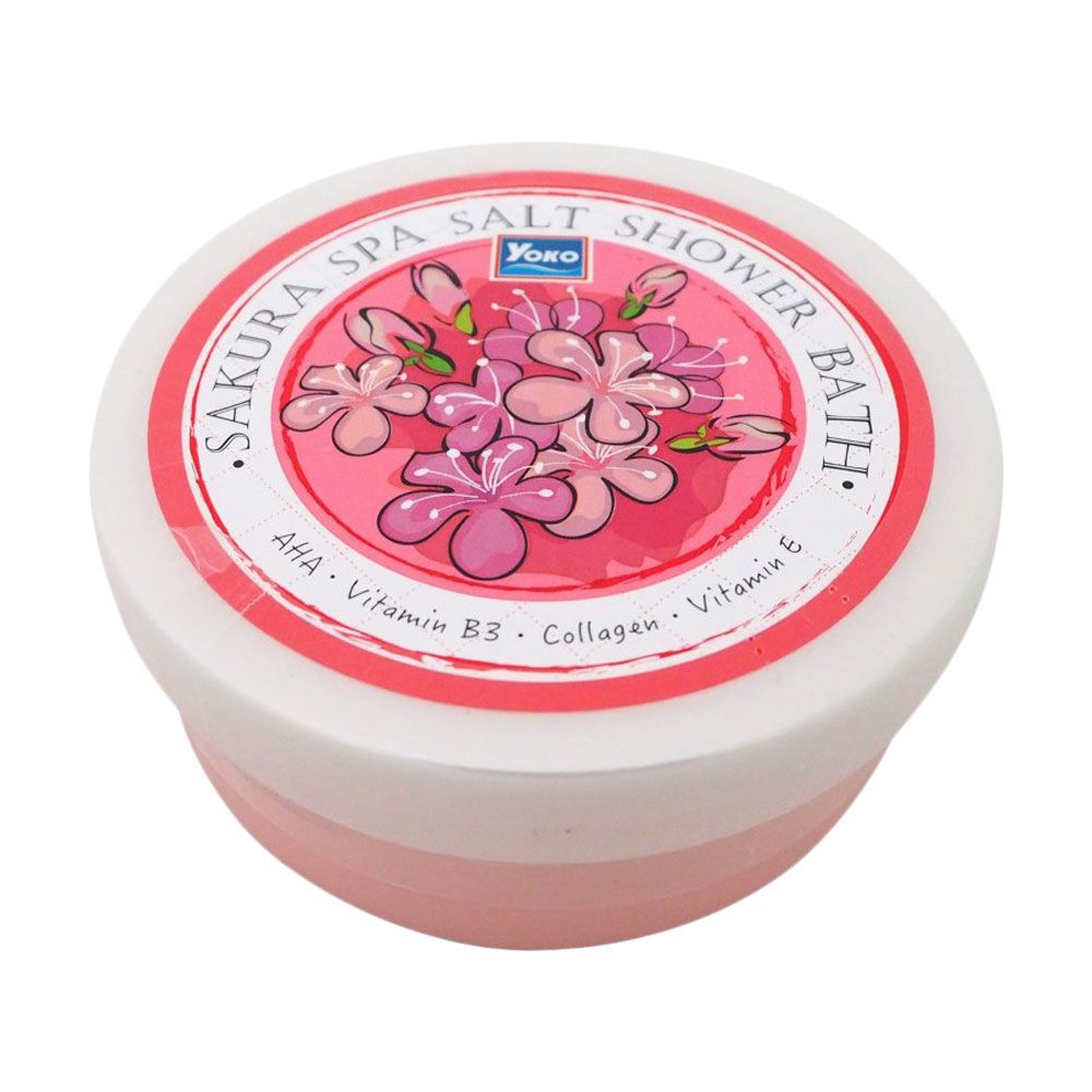 Скраб-соль для душа Yoko Sakura Spa Salt Shower Bath с сакурой, 250 г ...