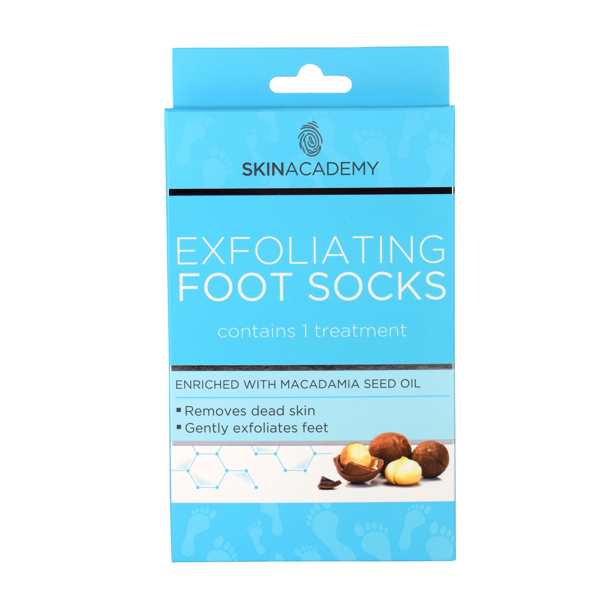 Пилинговые носочки Skin Academy Macadamia Seed Oil с маслом макадамии ...