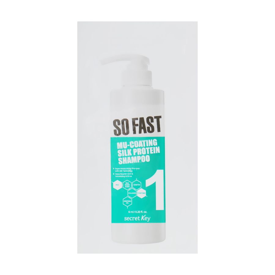 Шампунь для волос Secret Key So Fast Mu-Coating Silk Protein Shampoo с ...