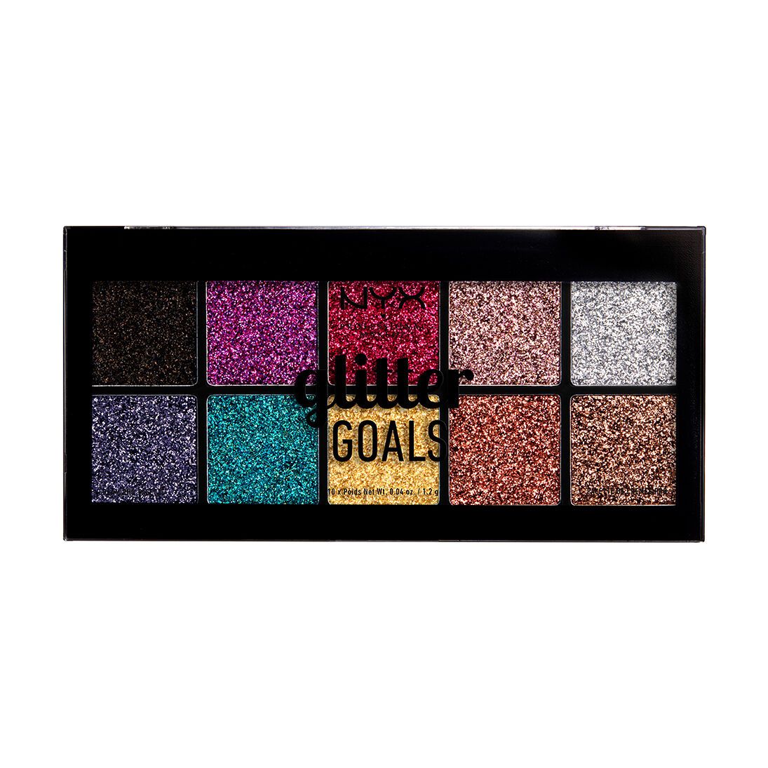 Палетка глиттеров для макияжа NYX Professional Makeup Glitter Goals ...