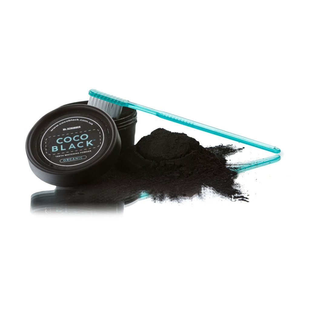 Черный порошок для отбеливания зубов Mr.Scrubber Coco Black, 20 г ...
