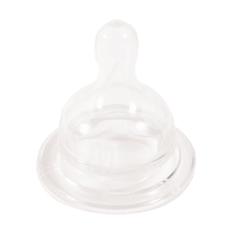 Соска Курносики круглая, с мягкого силикона, для широкой бутылки, 0 ...