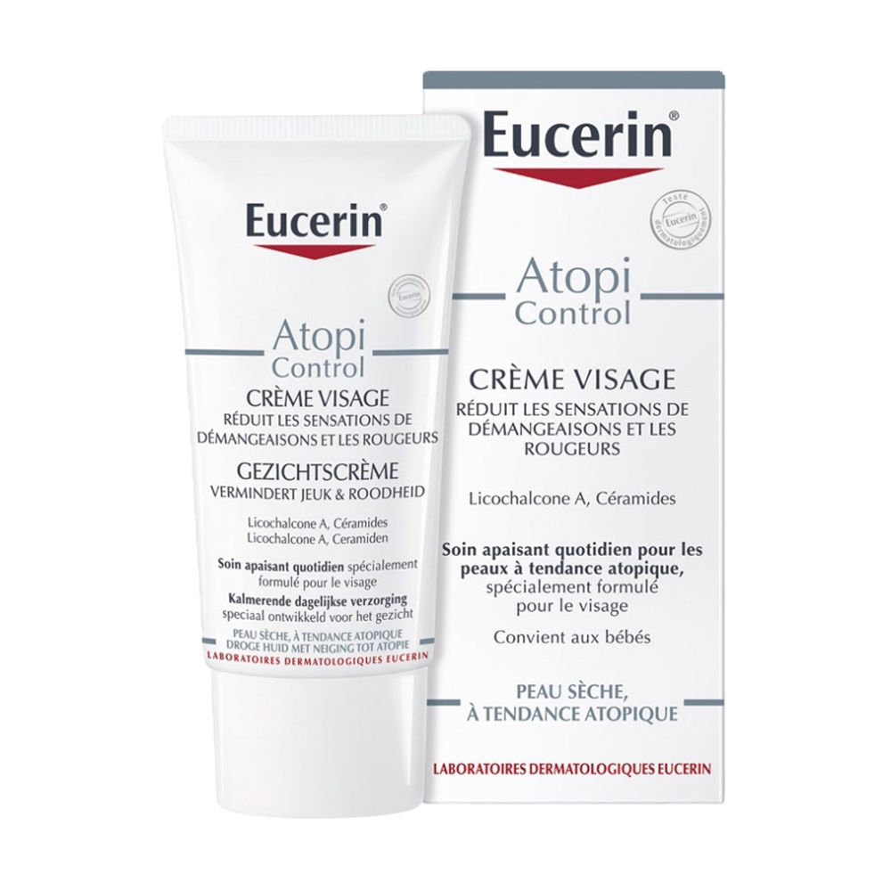 Успокаивающий крем для лица Eucerin AtopiControl Soothing Face Cream 12 ...