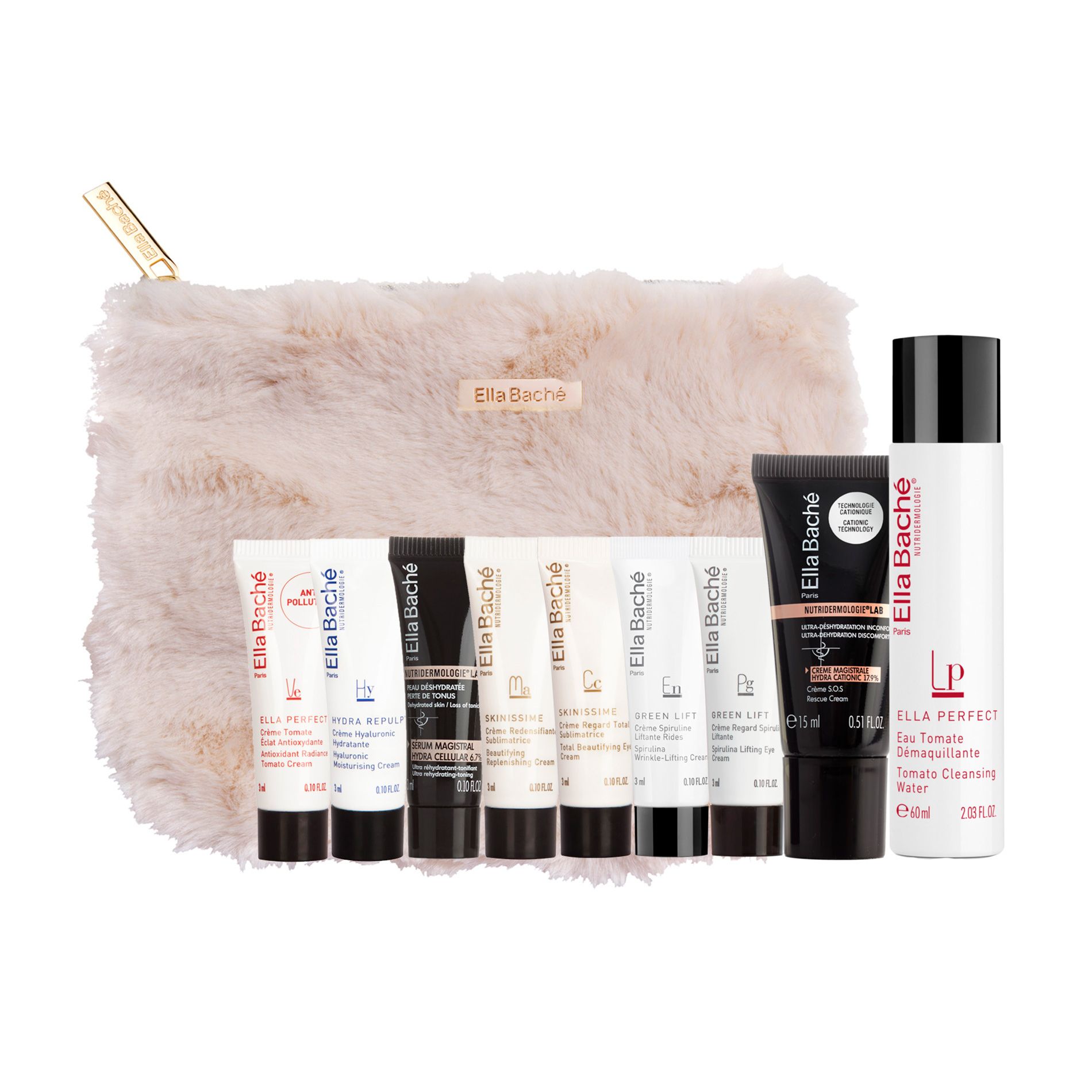 Набір для догляду за обличчям Ella Bache, 9 предметів + косметичка ...