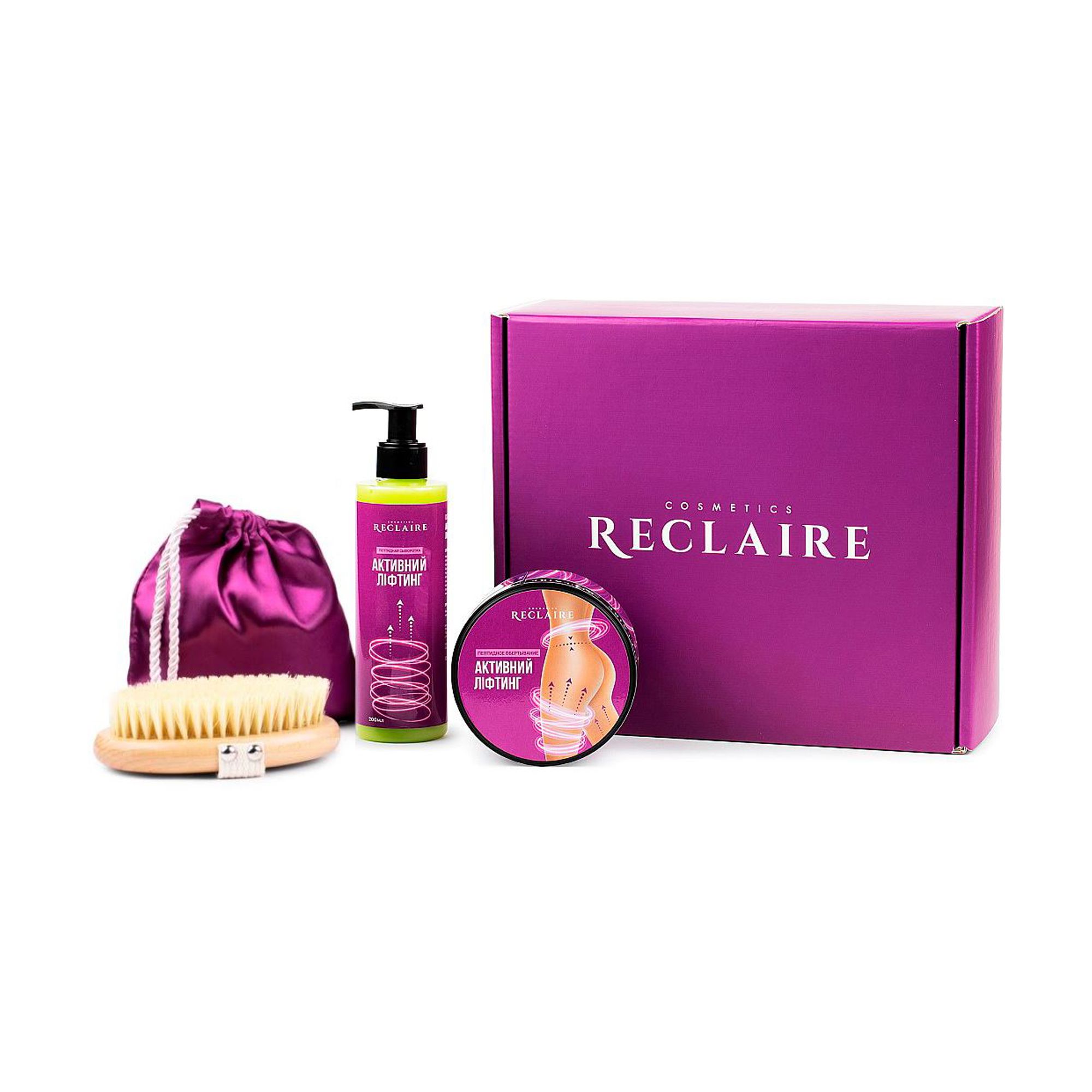 Набор для тела Reclaire Пептидный массажный комплекс Активный лифтинг ...