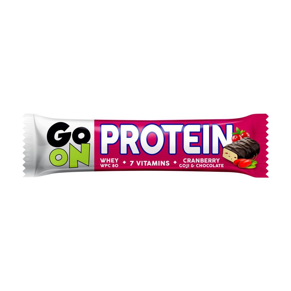 Протеиновый батончик Go On Nutrition с клюквой, годжи, шоколадом и ...