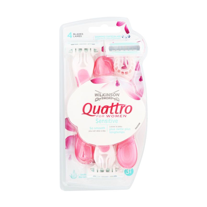 Одноразовые станки для бритья Wilkinson Sword Quattro for Women ...