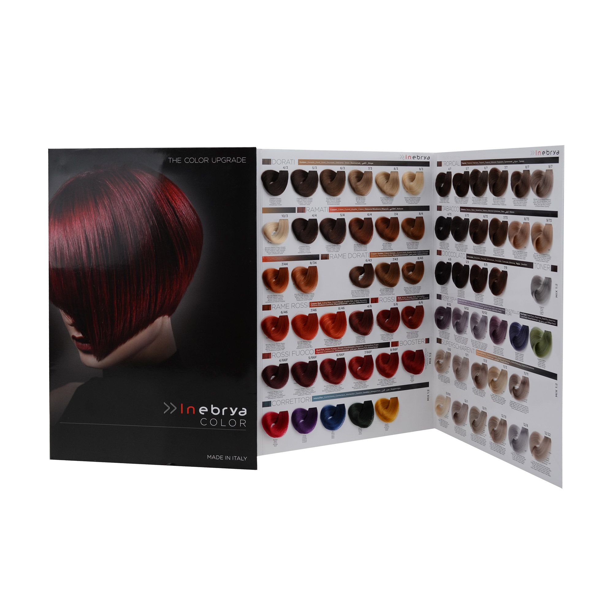 Палитра цветов Inebrya Color The Color Upgrade, 22*33 см, 104 оттенка ...