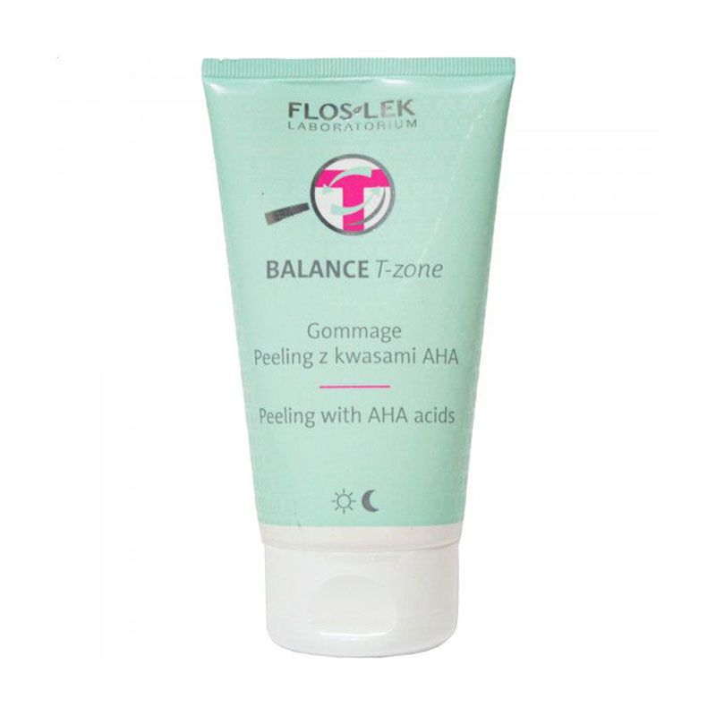 Пилинг-гоммаж для лица Floslek Balance T-Zone Gommage Peeling с AHA ...
