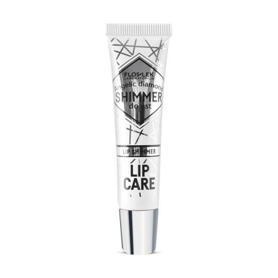 Бальзам для губ Floslek Lip Care Shimmer Angelic Diamond с шиммером, 10 ...