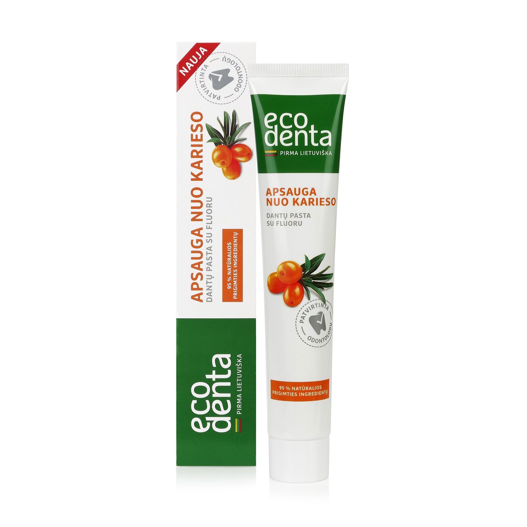 Зубна паста проти карієсу Ecodenta Cavity Protection Toothpaste з ...