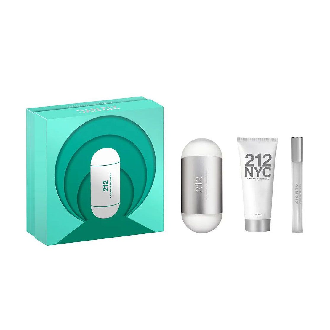 Парфюмированный набор женский Carolina Herrera 212 NYC (туалетная вода ...