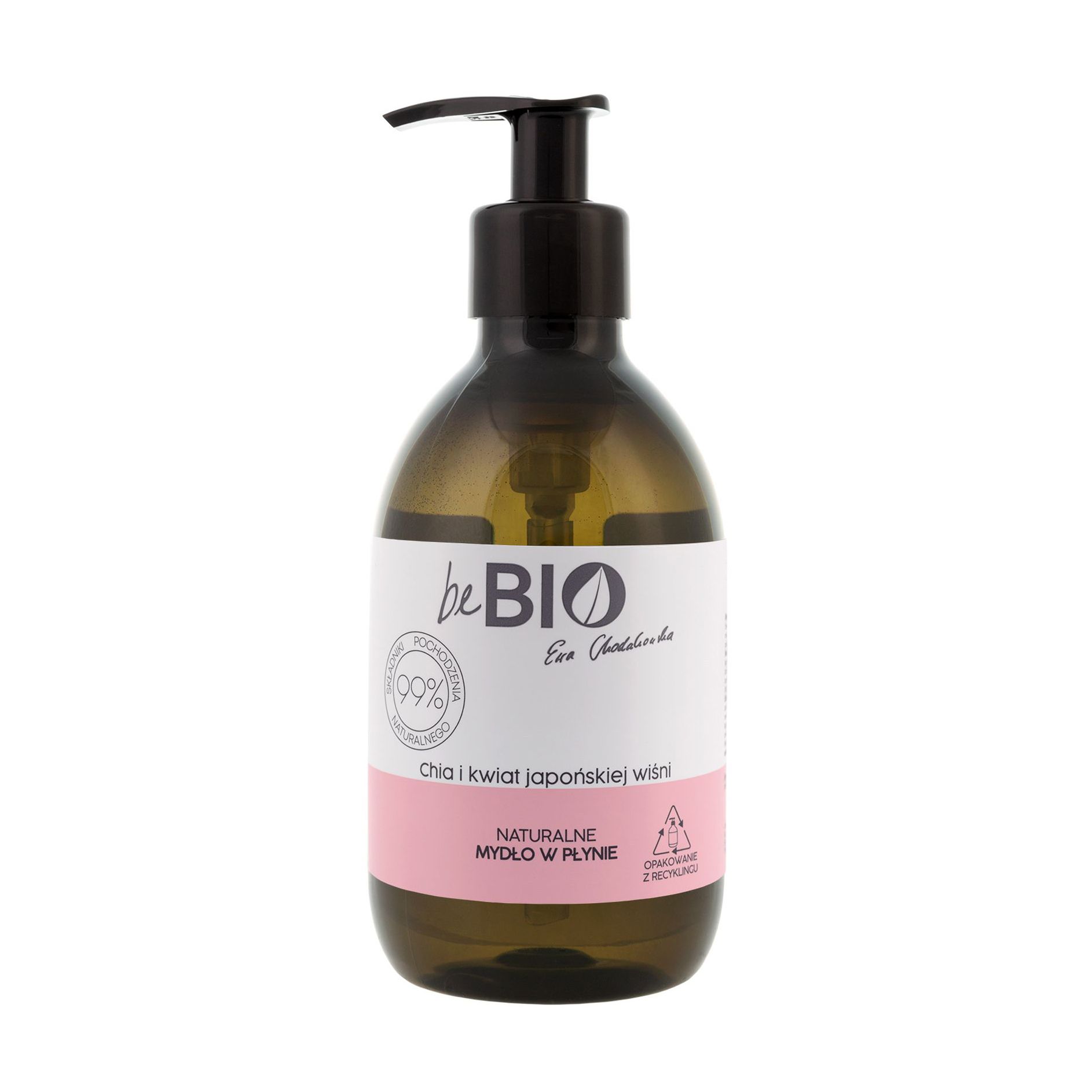 Рідке мило beBIO Natural Liquid Soap Chia Seed & Japanese Cherry