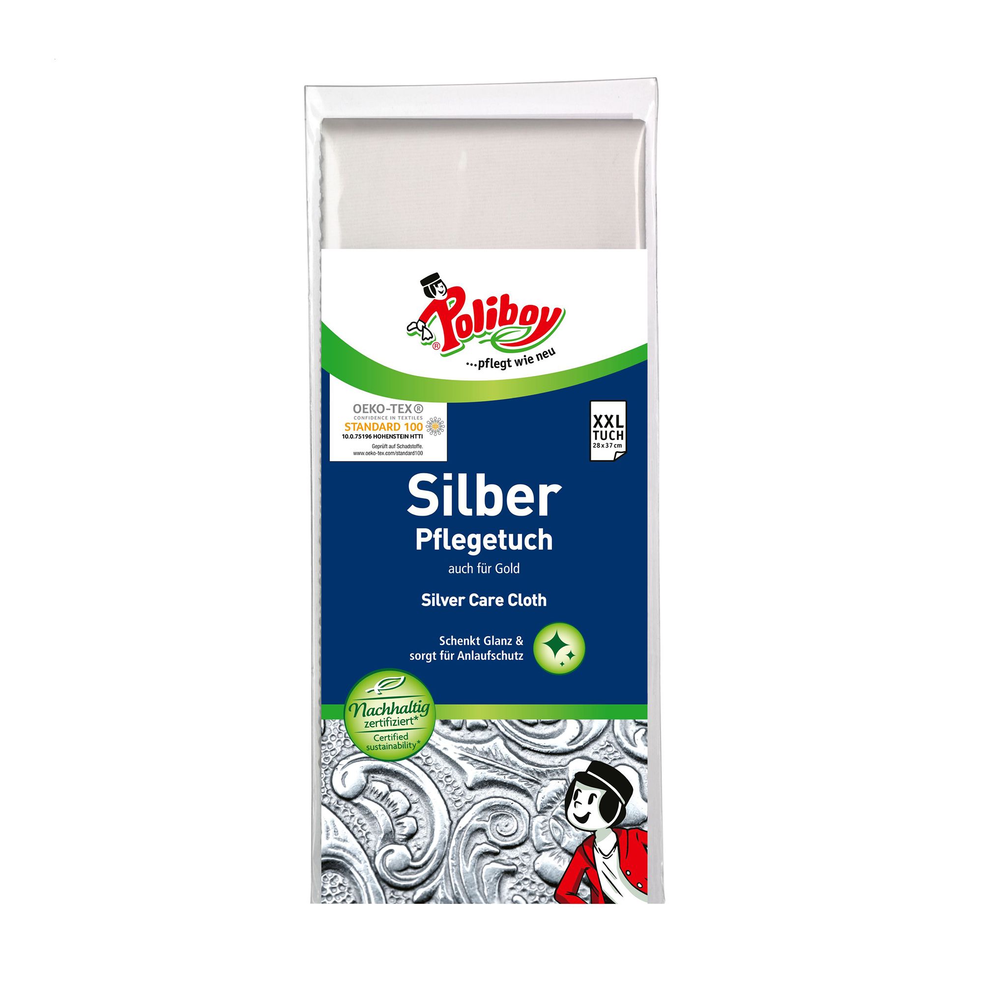 Салфетка для ухода за серебром Poliboy Silver Care Cloth, 1 шт - купить ...