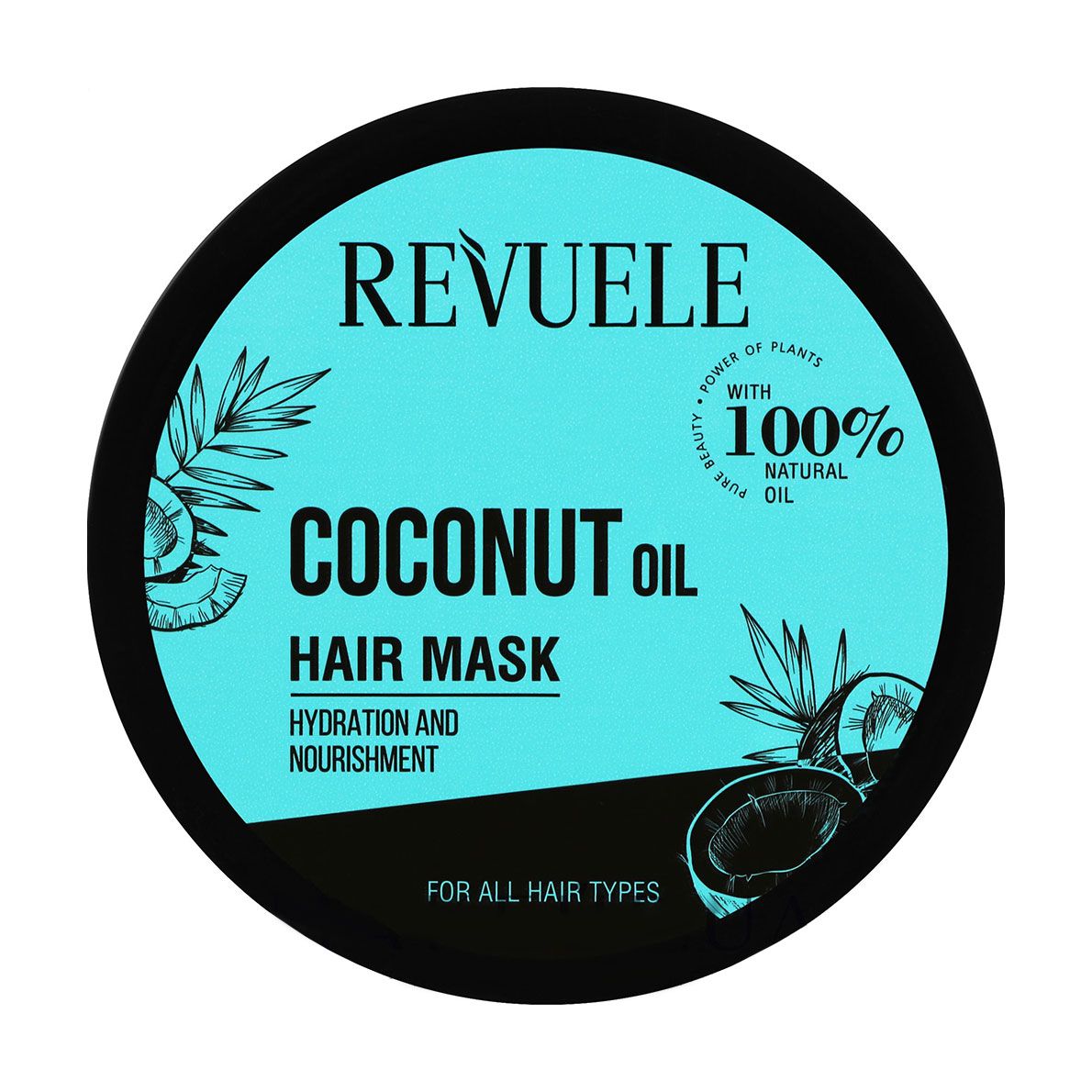 Маска для волос Revuele Coconut Oil Hair Mask с кокосовым маслом, 360 ...