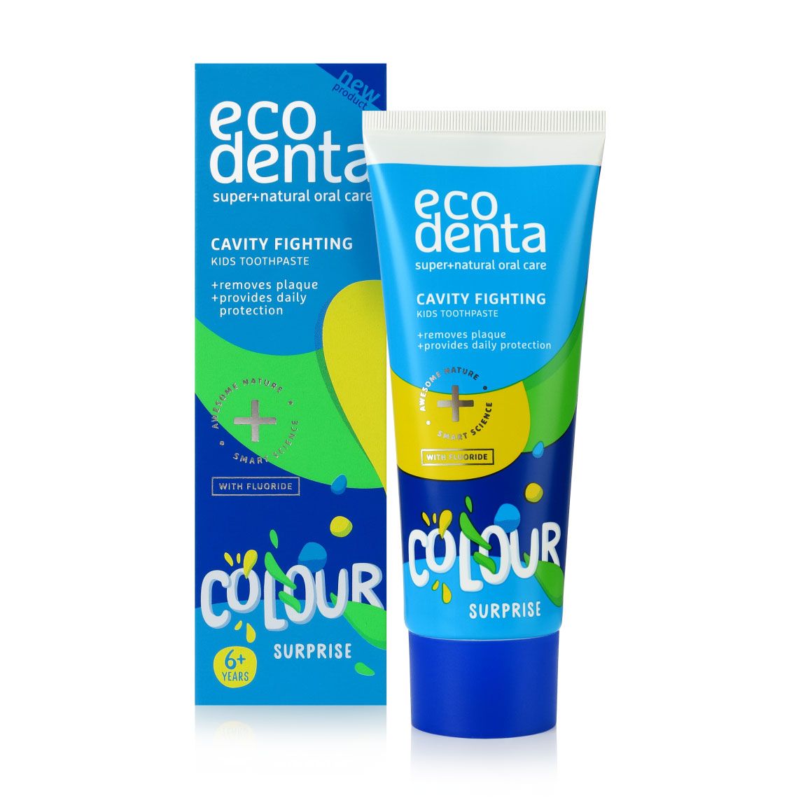 Детская зубная паста Ecodenta Cavity Fighting Kids Toothpaste, с 6 лет ...