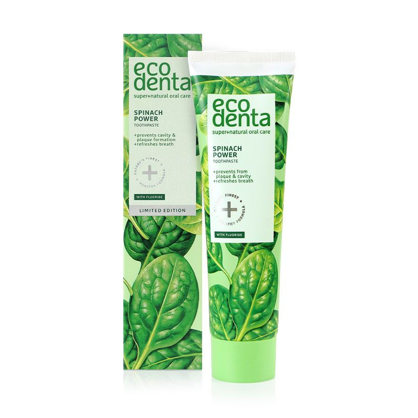 Зубная паста Ecodenta Spinash Power Toothpaste со шпинатом, 100 мл ...
