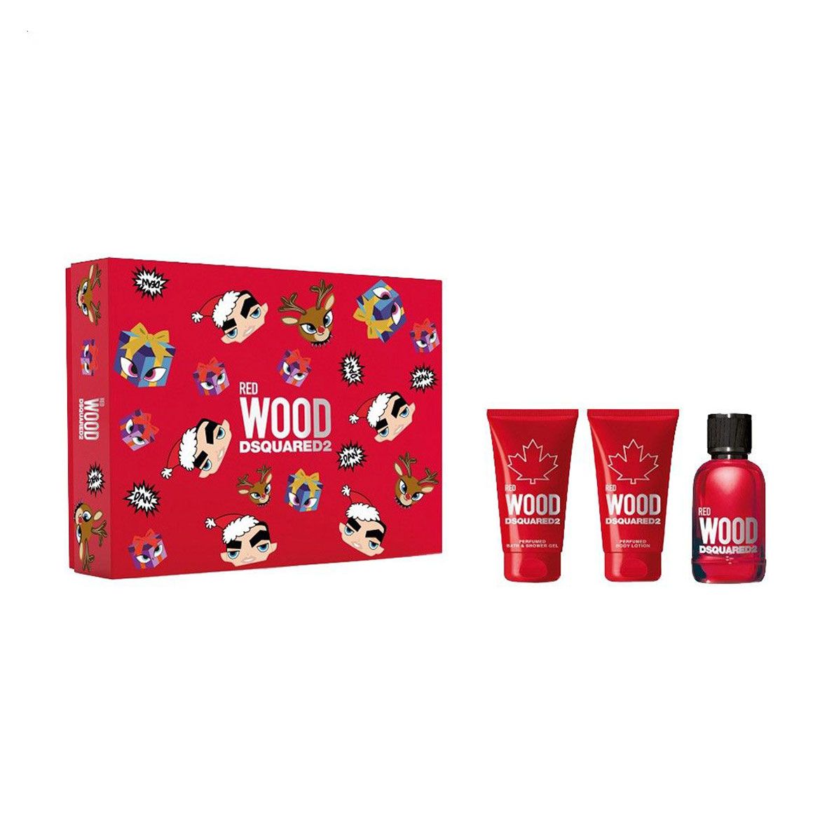 Парфюмированный набор Dsquared2 Red Wood Pour Femme женский (туалетная ...