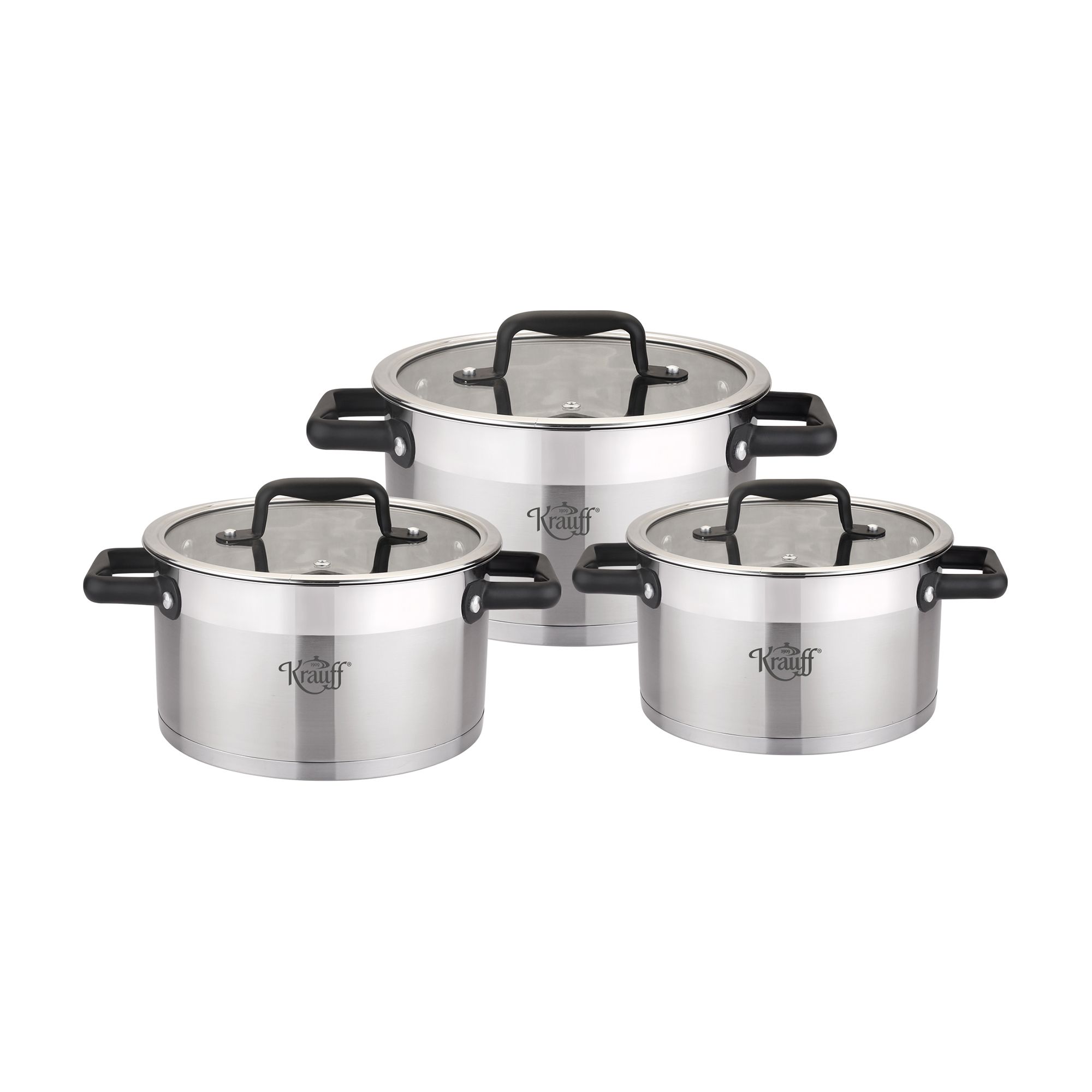 Набор кастрюль Krauff Grundlich (кастрюля, 1.9 л + кастрюля, 2.6 л ...