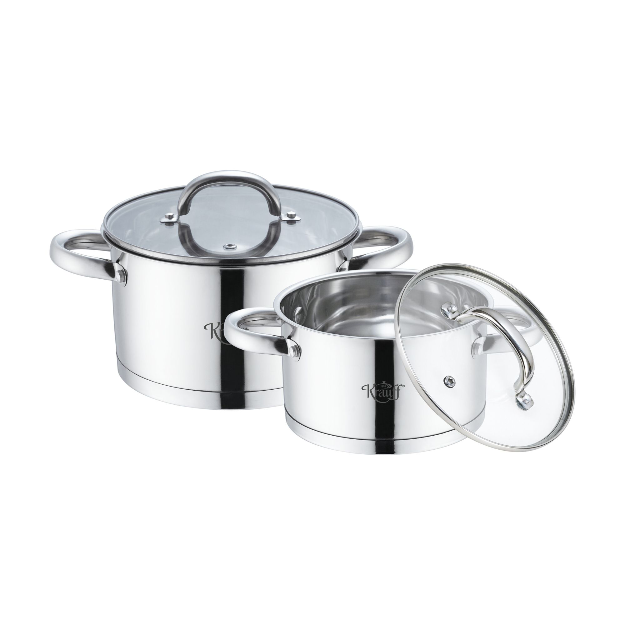 Набор кастрюль Krauff Mastery (кастрюля с крышкой, 2.6 л + кастрюля с ...