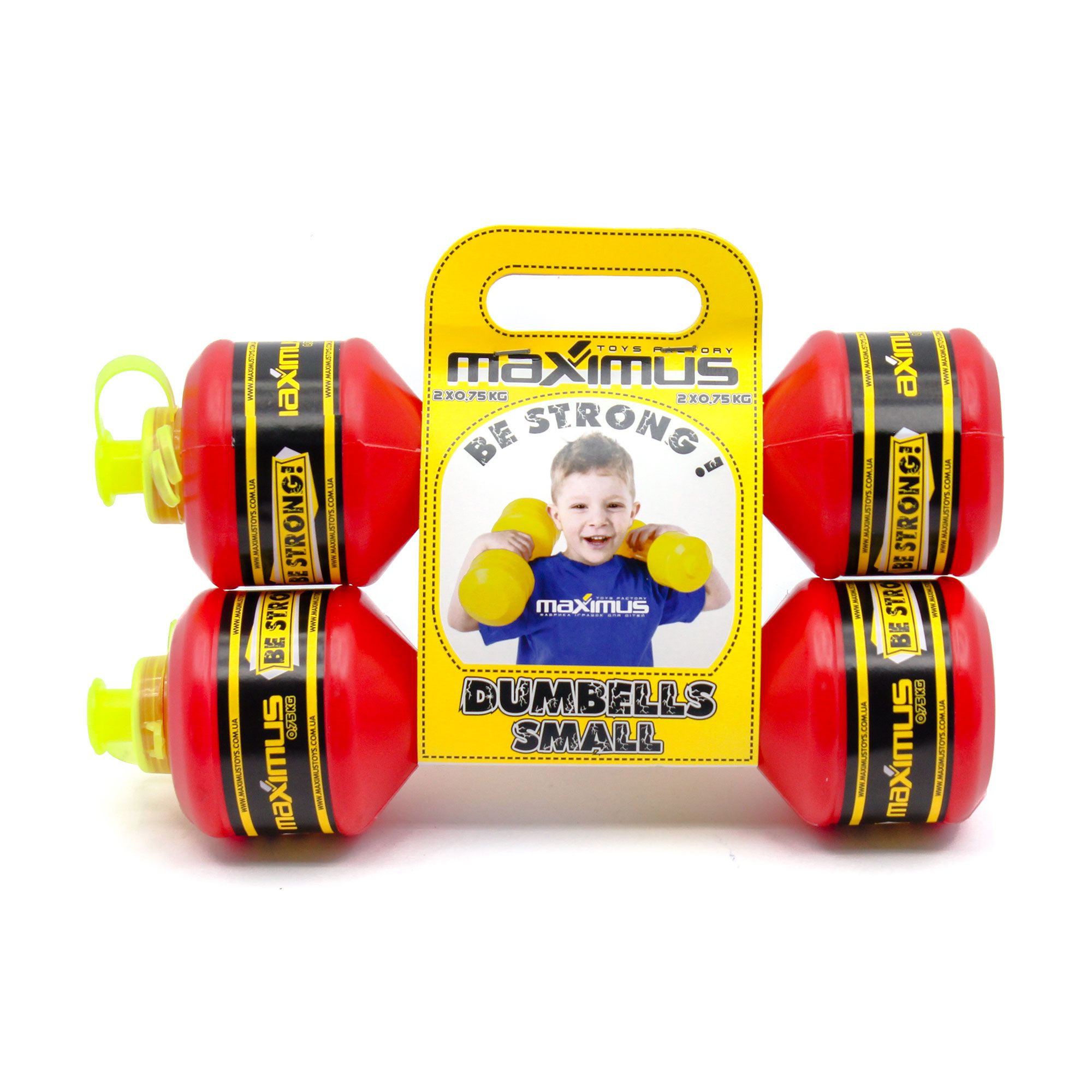 Игрушка Maximus Гантели маленькие, от 3 лет, 2*750 г (5256) Цвет ...