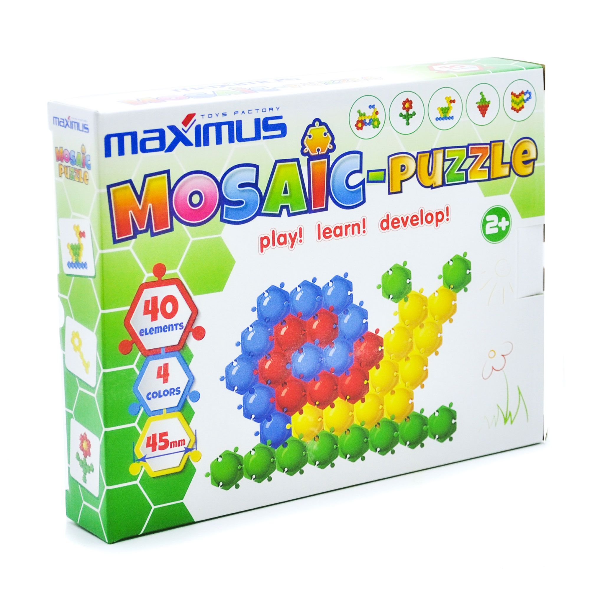Мозайка-пазл Maximus от 2 лет, 40 элементов (5473) - купить на EVA.UA ...