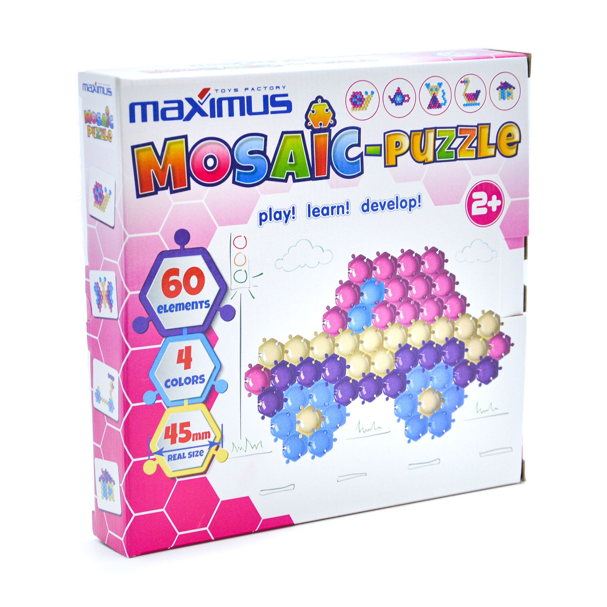 Мозайка-пазл Maximus от 2 лет, 60 элементов (9085) - купить на EVA.UA ...