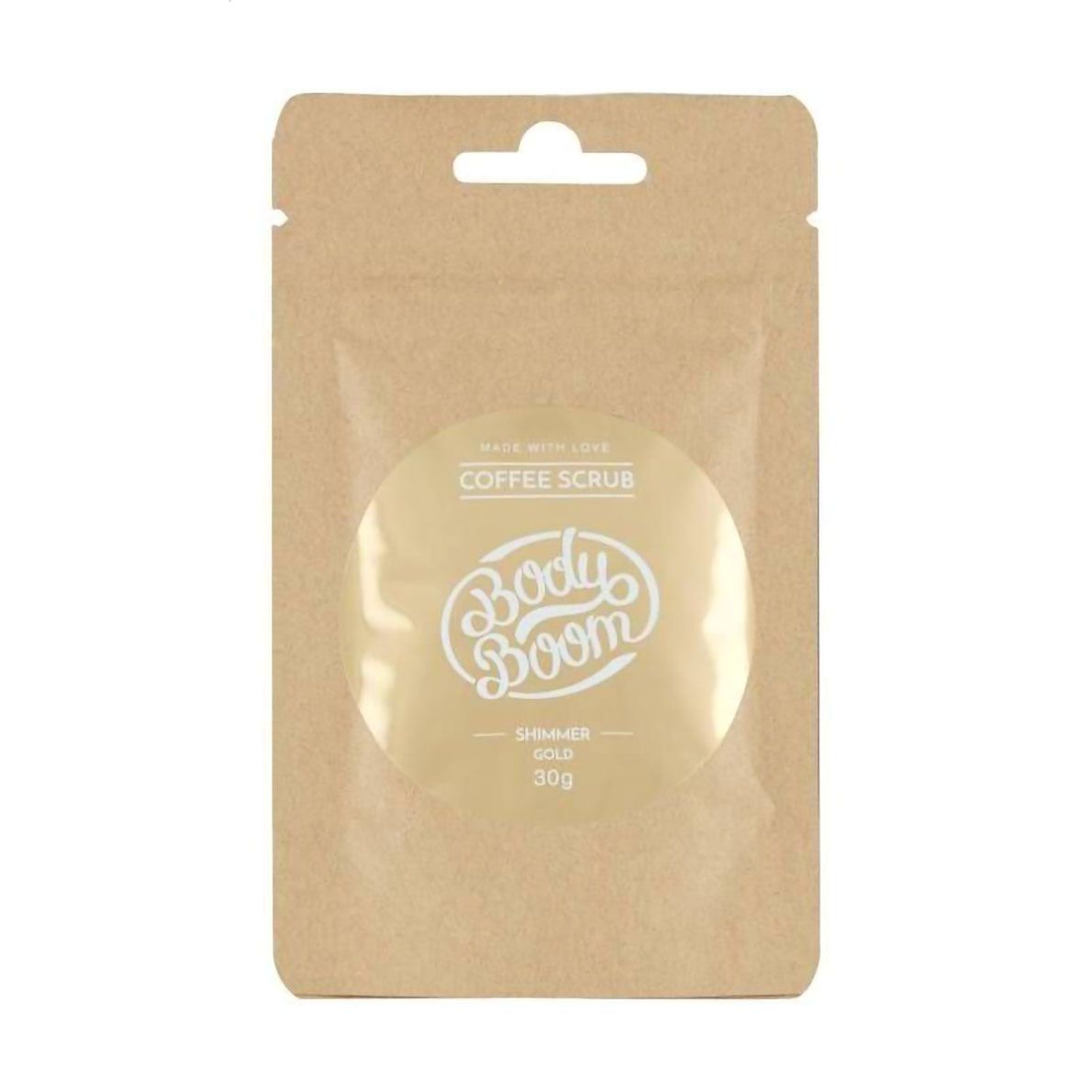Скраб для тела Body Boom Shimmer Gold Coffee Scrub, 30 г купить на