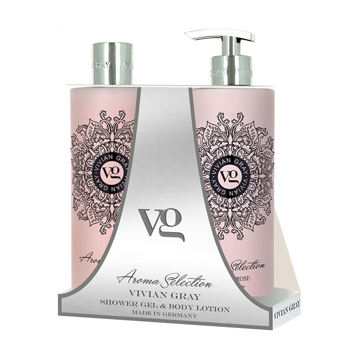 Набор для тела Vivian Gray Aroma Selection Lotus & Rose (гель для душа ...