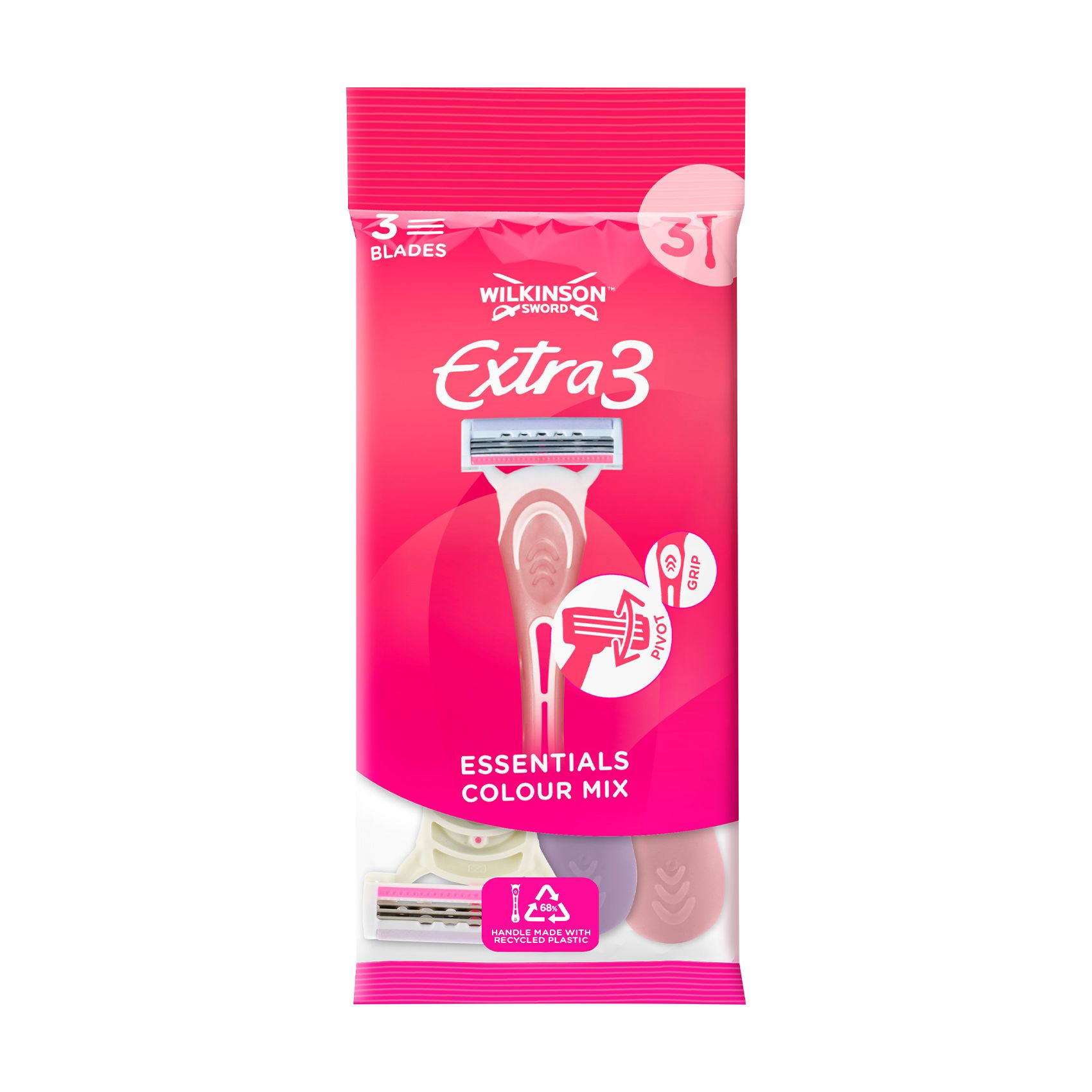 Одноразовые станки для бритья Wilkinson Sword Extra 3 Beauty Essentials ...