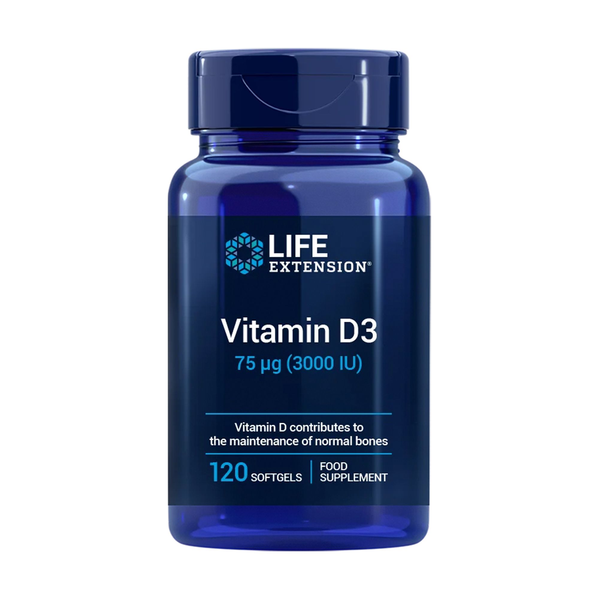 Диетическая добавка витамины в капсулах Life Extension Vitamin D3 ...