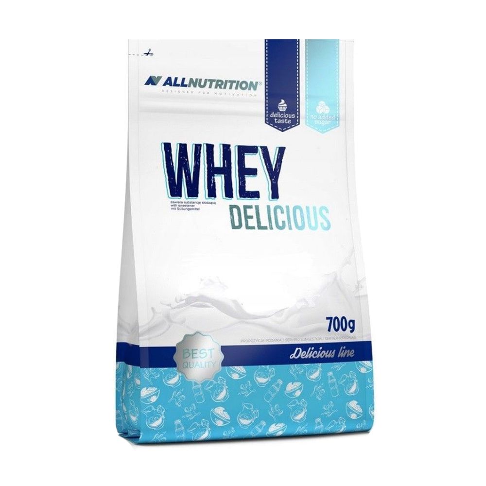 Дієтична добавка протеїн в порошку AllNutrition Whey Delicious Білий ...