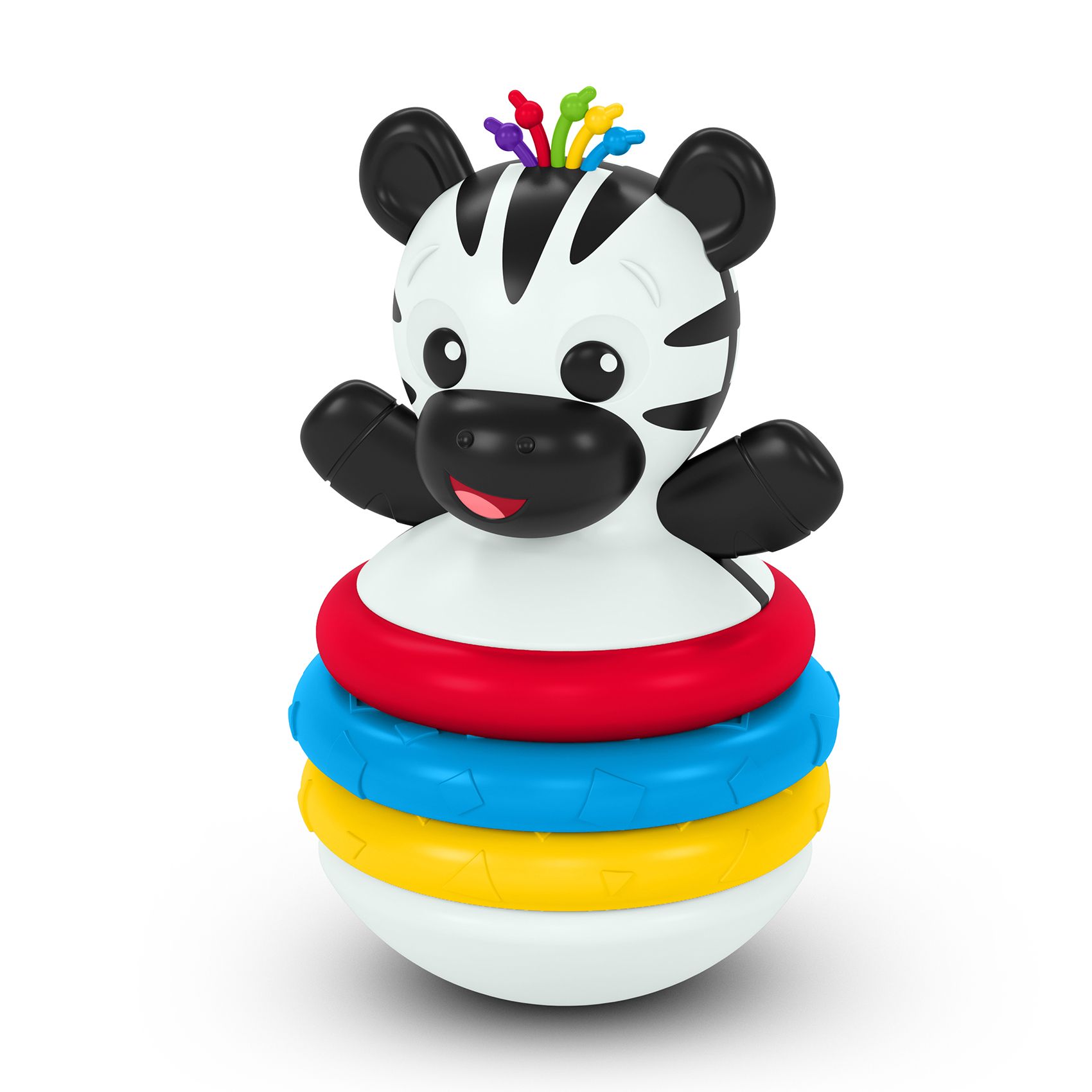 Детская игрушка-пирамидка Baby Einstein Stack & Wobble Zene, 13*8.18*7 ...