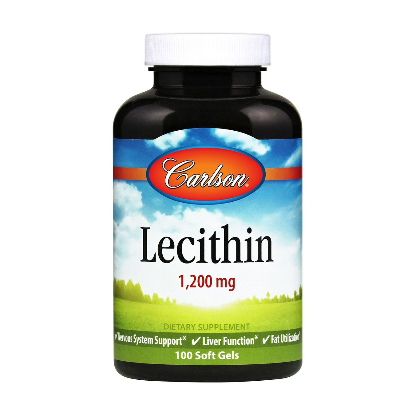 Лецитин Carlson Labs Lecithin 1200 мг, в капсулах — купити на EVA.UA